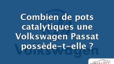 Combien de pots catalytiques une Volkswagen Passat possède-t-elle ?